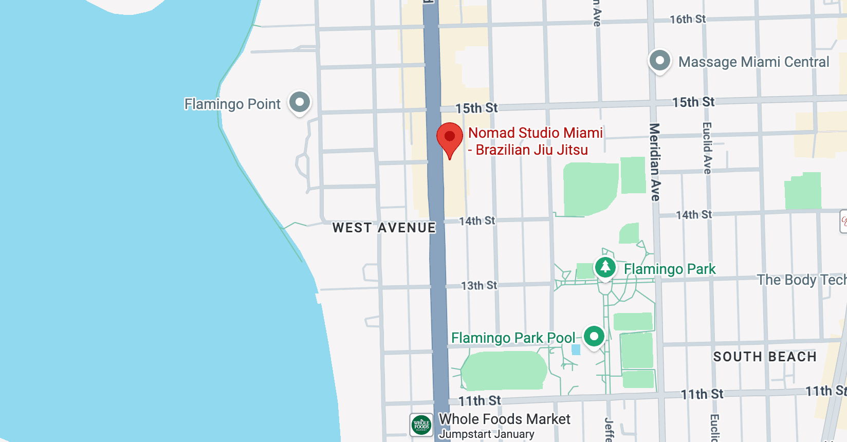 Map showing 1433 Alton Rd, Miami Beach, FL 33139